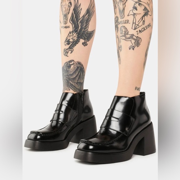 Vagabond Shoes - Vagabond Black Ankle Brooke Penny Boots BRAND NEW WITH BOX